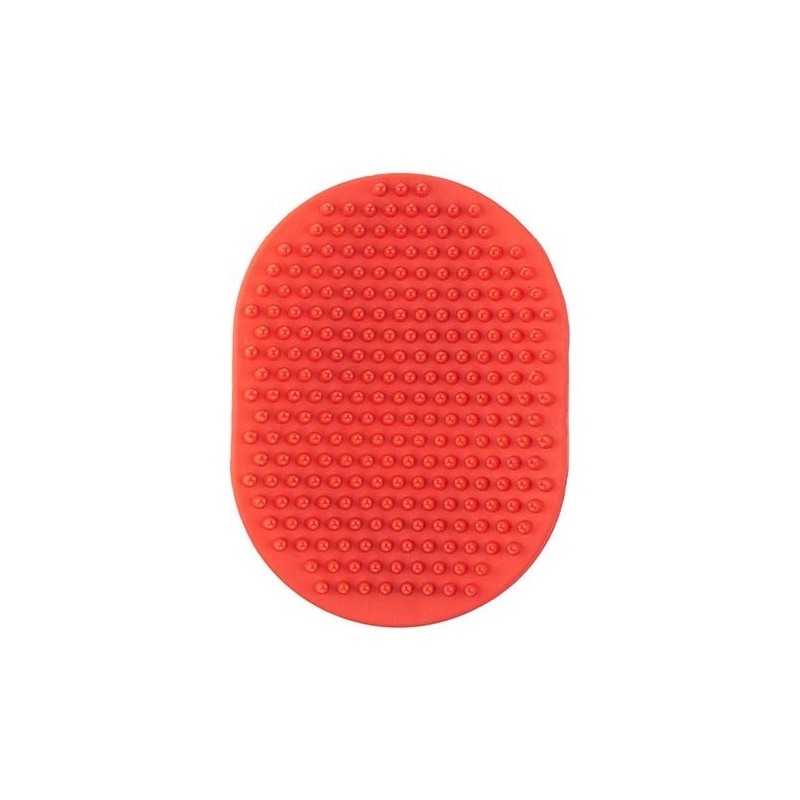 Étrille double en caoutchouc